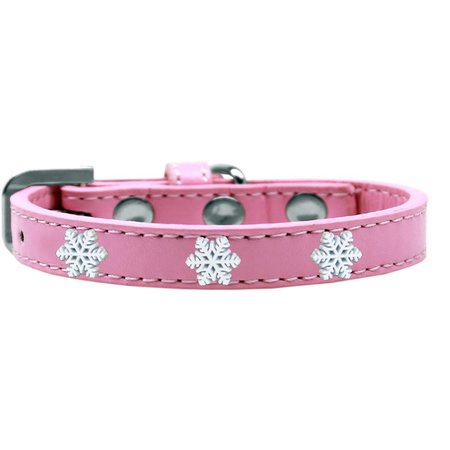 PET PAL Snowflake Widget Dog CollarLight Pink Size 20 PE822861